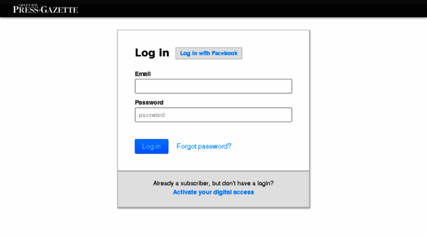 account.greenbaypressgazette.com