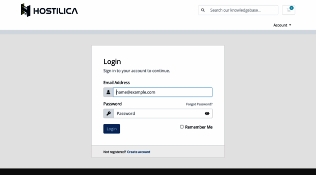 account.hostilica.com