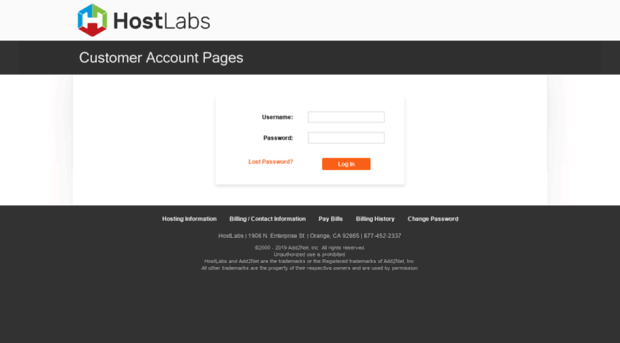 account.hostlabs.com