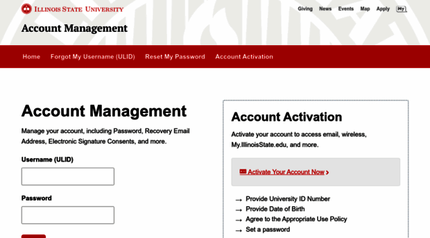 account.illinoisstate.edu