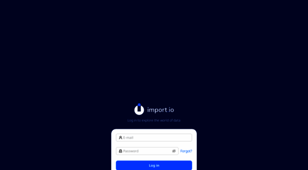 account.import.io