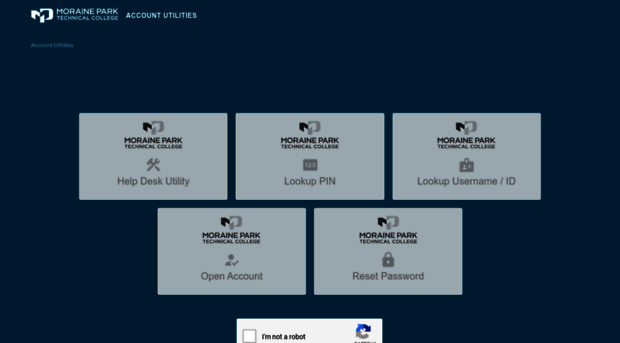 account.morainepark.edu