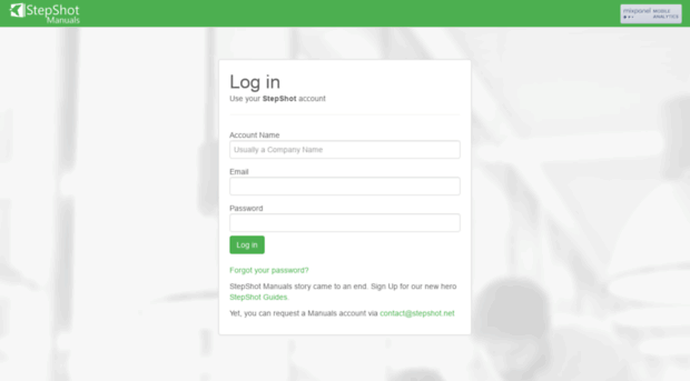 account.stepshot.net