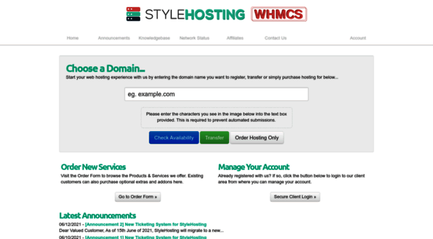 account.stylehosting.com