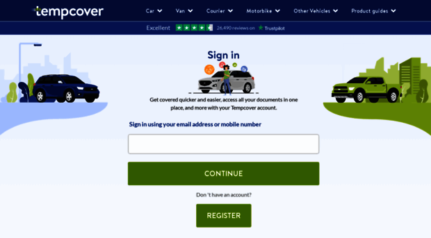 account.tempcover.com
