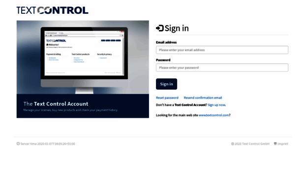 account.textcontrol.com