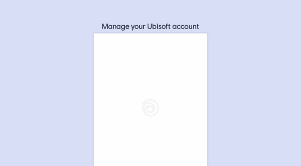 account.ubisoft.com - Ubisoft Account - Account Ubisoft