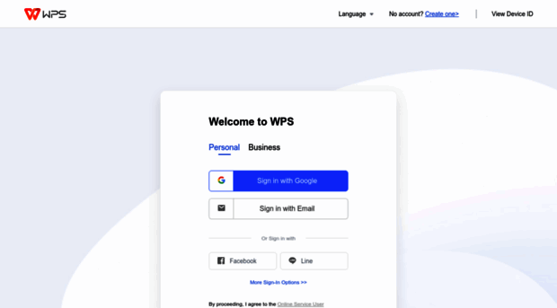 account.wps.com