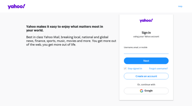 account.yahoo.com
