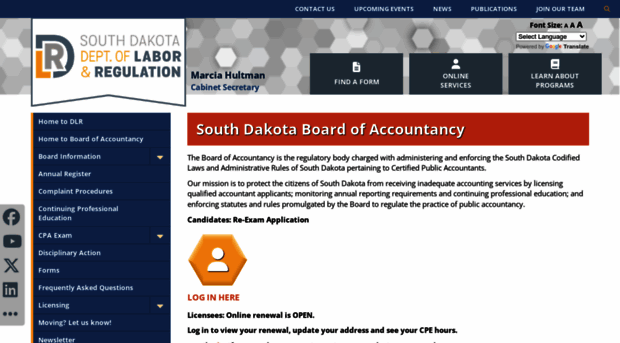 accountancy.sd.gov