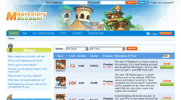 accountmaplestory.com