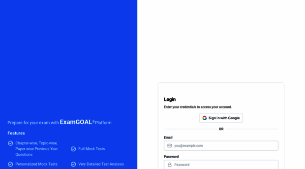 accounts.examgoal.com