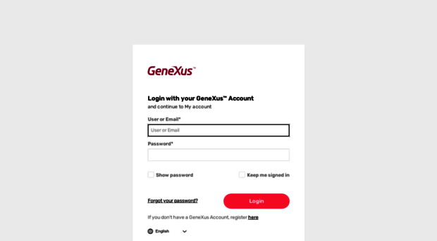 accounts.genexus.com