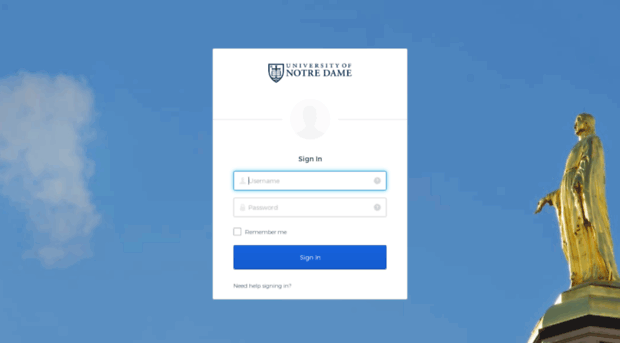 accounts.nd.edu