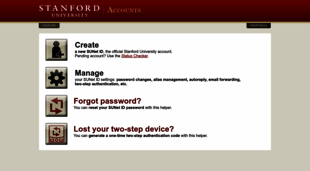 accounts.stanford.edu