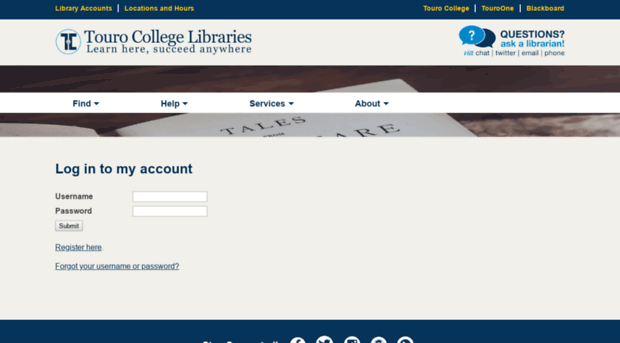 accounts.tourolib.org