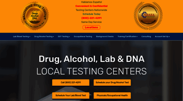 accrediteddrugtesting.com