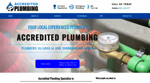 accreditedplumbingsouthcoast.com.au