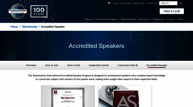 accreditedspeakers.com