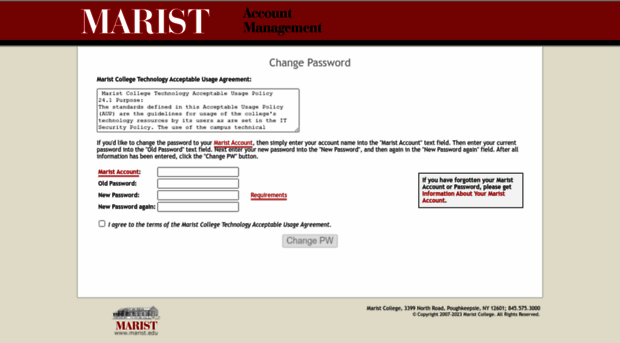 acctmgmt.it.marist.edu