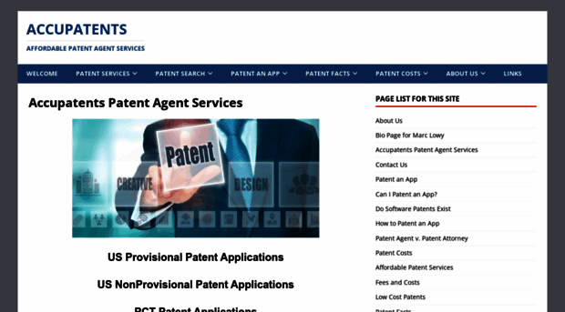 accupatents.com