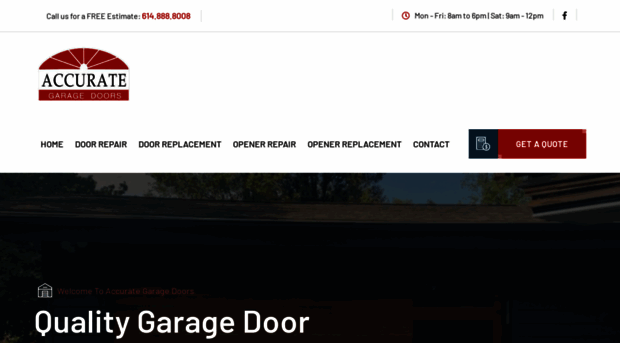 accurategaragedoors.com