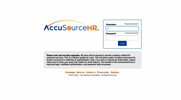accusourcehr.instascreen.net - AccuSource HR - Login - Accu Source HR ...