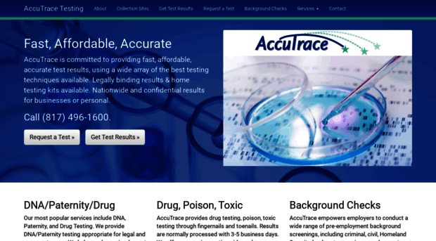 accutracetesting.com