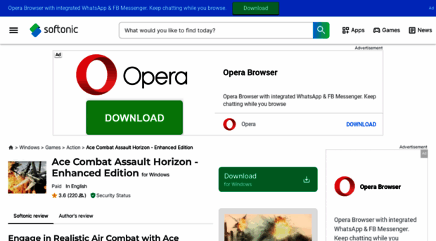 ace-combat-assault-horizon-enhanced-edition.en.softonic.com