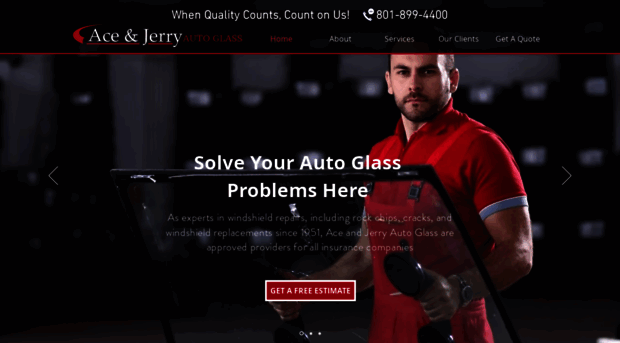 aceandjerryautoglass.com