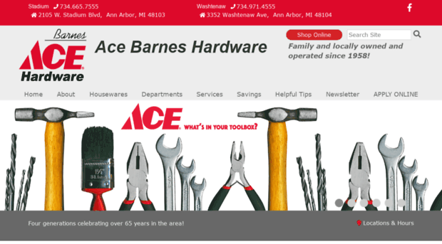 acebarneshardware.com