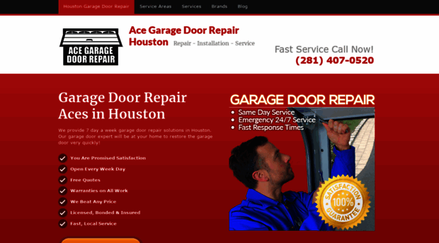 acegaragedoorrepairhouston.com