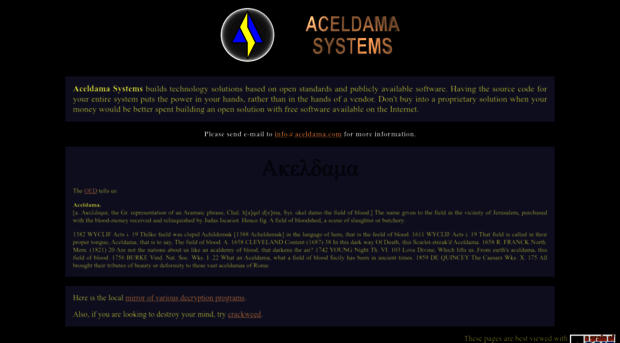 aceldama.com