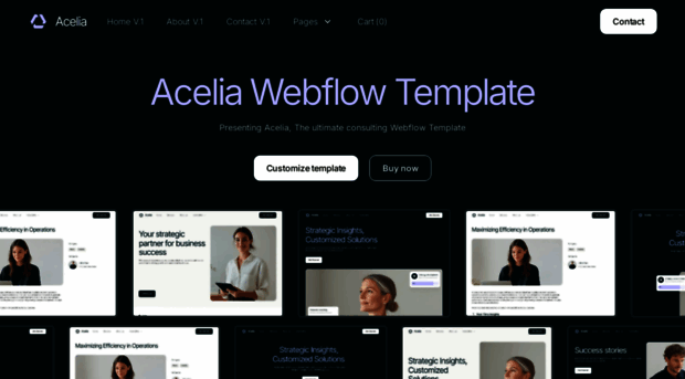 acelia.webflow.io - Acelia - Webflow Ecommerce web... - Acelia Webflow