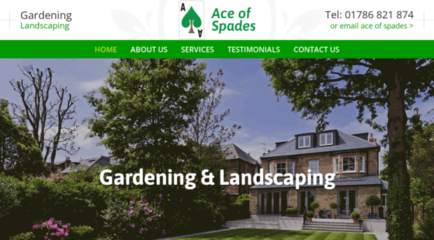 aceofspadeslandscaping.projectstatus.in