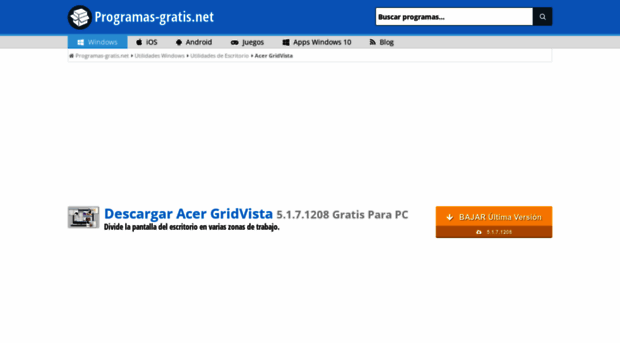 acer-gridvista.programas-gratis.net