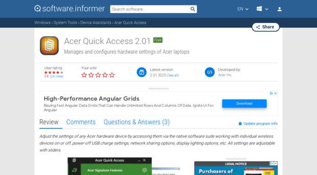 acer-quick-access.software.informer.com