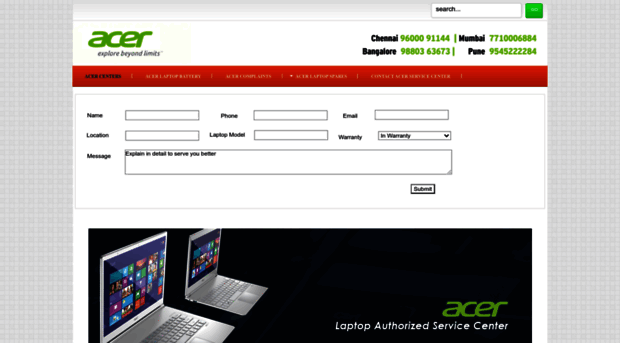 acerservicecenter.in