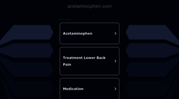 acetaminophen.com