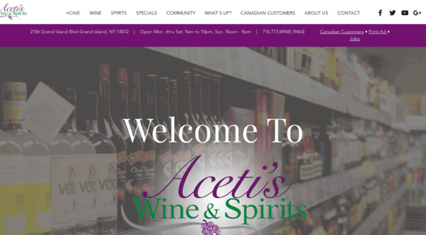 acetiswineandspirits.com