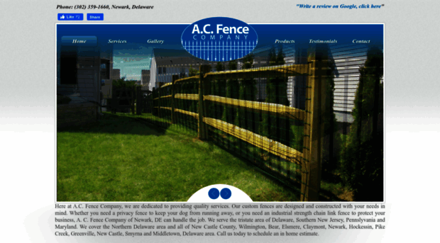 acfencecompanyde.com