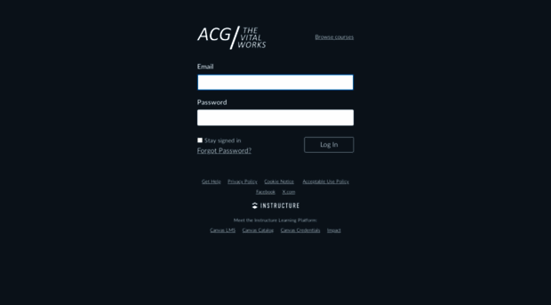 acg.instructure.com - Canvas Login | Instructure - Acg Instructure