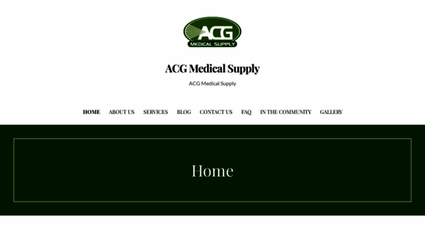 acgmedicalsupply.com