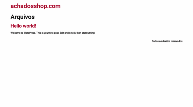 achadosshop.com
