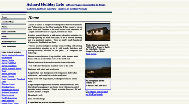 achardholidaylets.co.uk