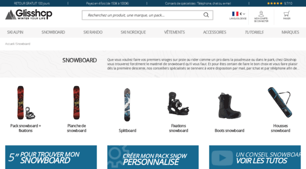 achat-snowboard.glisshop.com