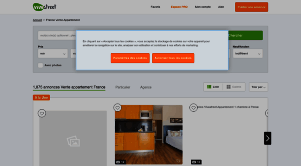 achat-vente-appartement.vivastreet.fr