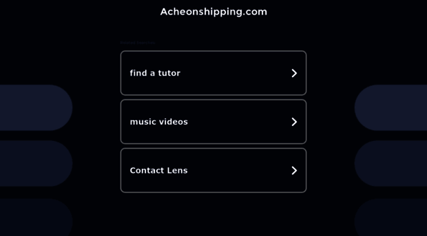 acheonshipping.com