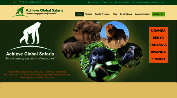 achieveglobalsafaris.com