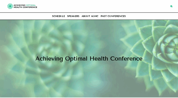 achievingoptimalhealthconference.com